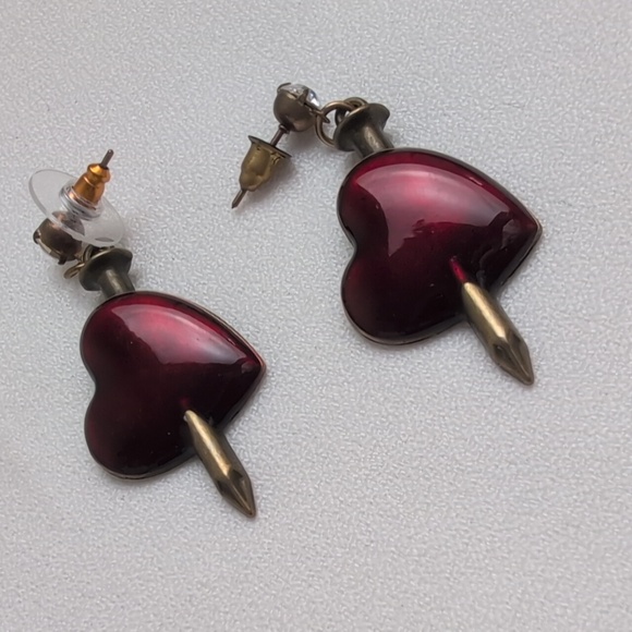 Jewelry - HEARTS AND SWORDS LOVE EARINGS